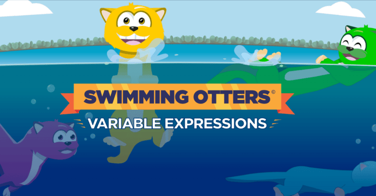 Swimming Otters