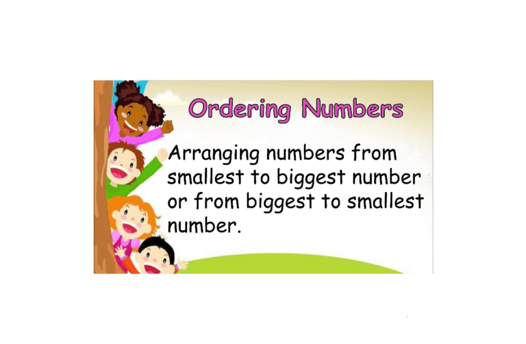 Ordering 3-Digit Numbers