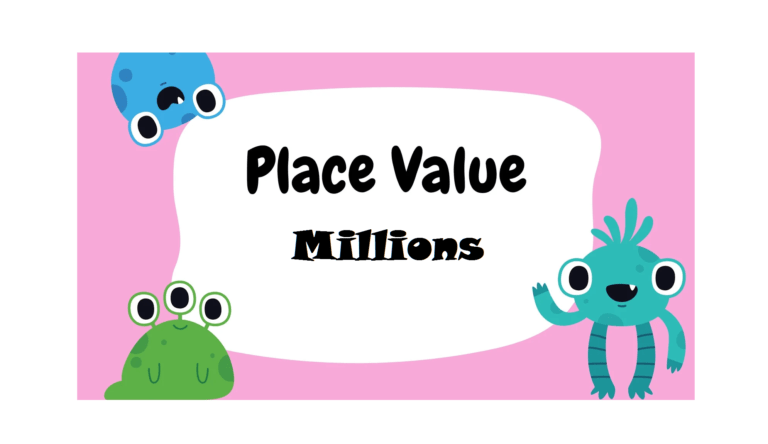 Place Value Poster. Millions