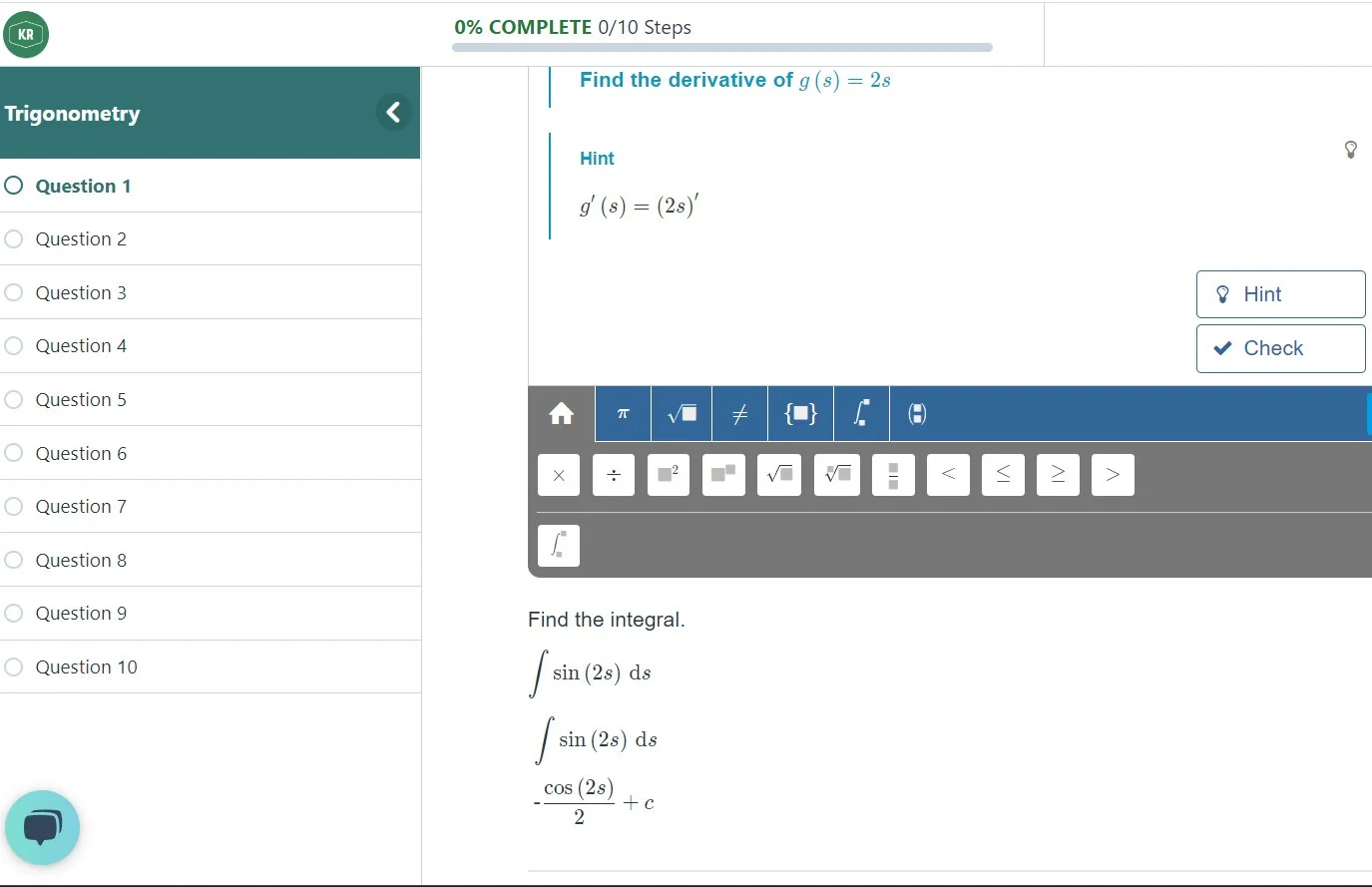 Maths Problem Solver (Step by Step)