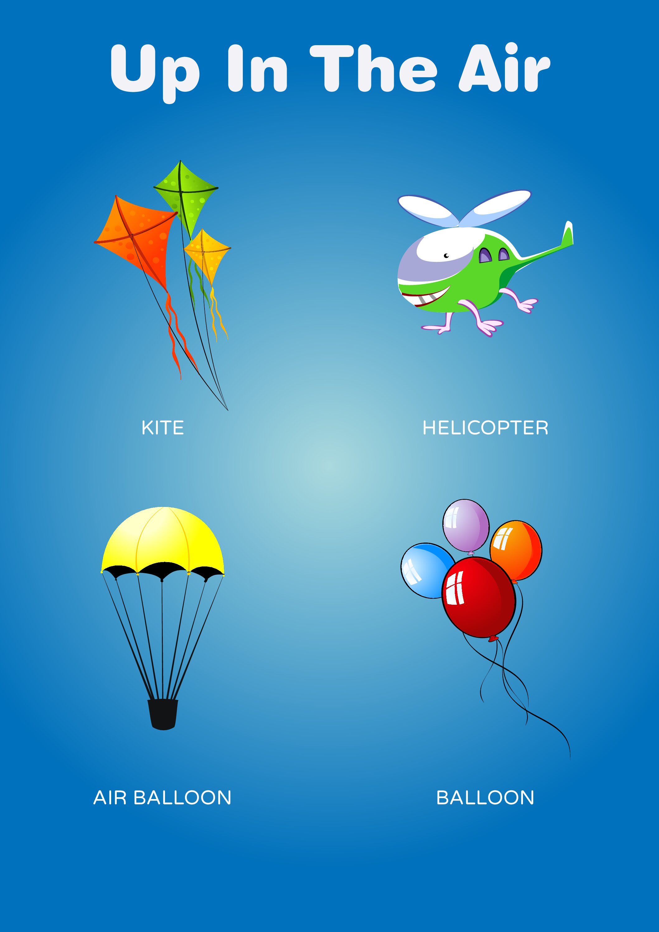 Up In The Air Poster For Kids